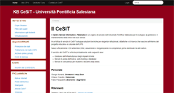 Desktop Screenshot of cesit.unisal.it