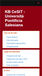 Mobile Screenshot of cesit.unisal.it
