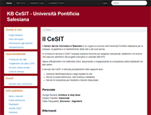 Tablet Screenshot of cesit.unisal.it