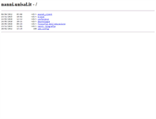 Tablet Screenshot of nanni.unisal.it